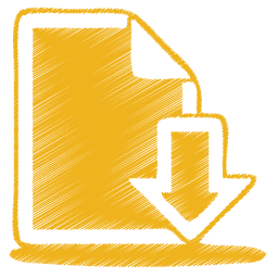 yellow-document-download-icon
